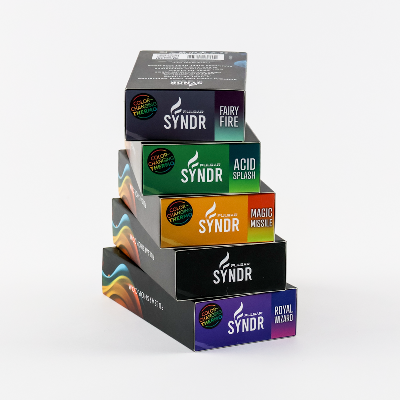 Pulsar - 4pk SYNDR Dry Herb Variable Voltage Battery 880mAh, POP Display