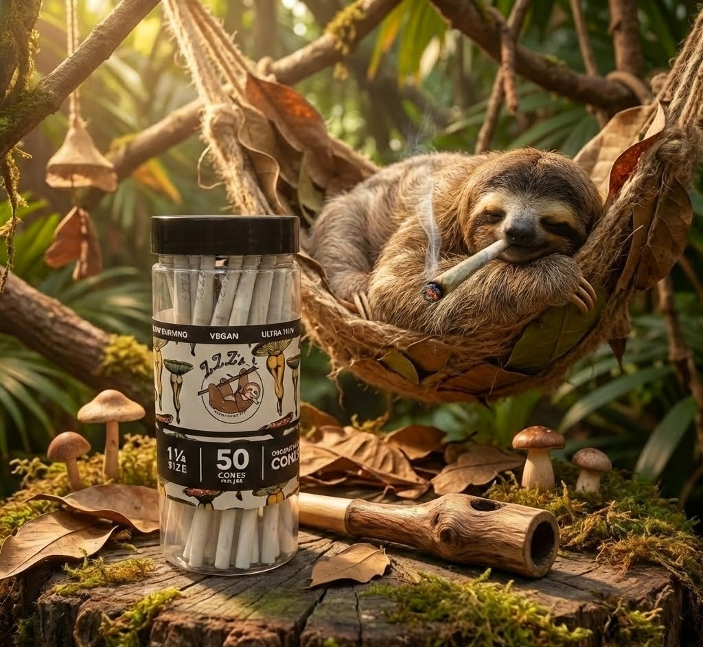 ZZZ's - 50pk "Shroom Booties" Pre-Rolled Cones, 1 1/4" (Generated with AI which can make mistakes)