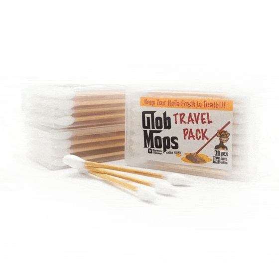 Glob Mops - 18pk Cotton Buds Travel Pack, 30pc (Generated with AI which can make mistakes)