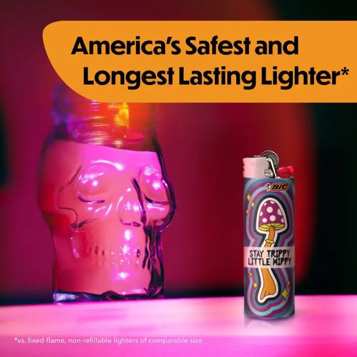 BIC - Maxi Special Edition Counterculture 2 Cloud 9 Lighter, 50 Pk, Retail Display