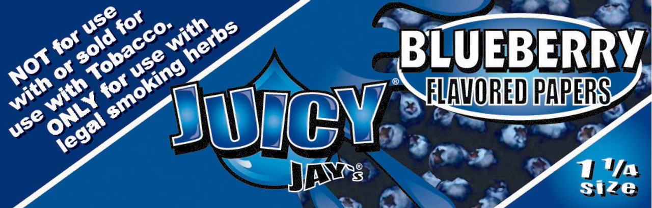 Juicy Jays - 1 1/4 Blueberry, 24 Booklets