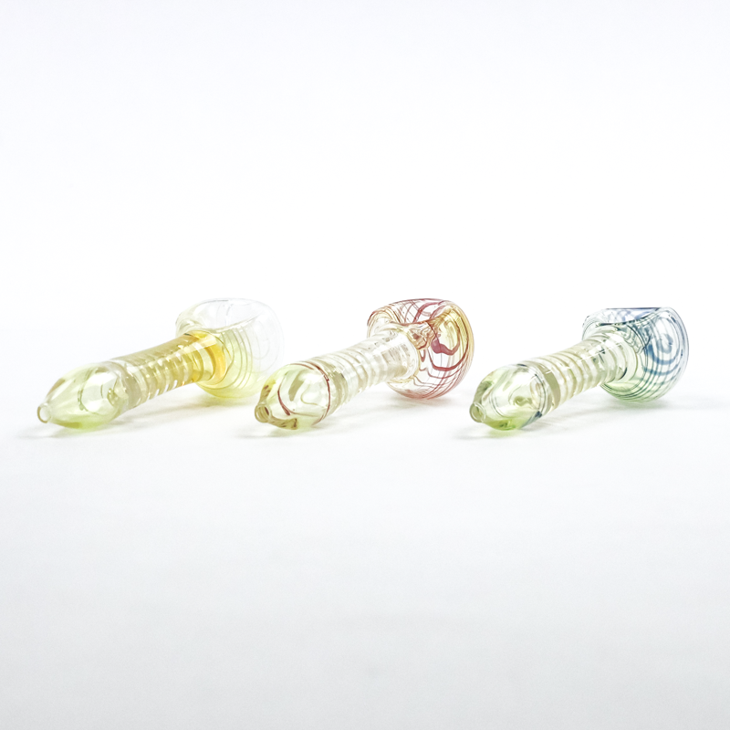 LuvBuds - 4" 40 Gram Glass Hand Pipe, Assorted Colors May Vary
