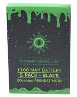 OOZE Standard 1100 Vape Battery | 5 Pack | Assorted Colors