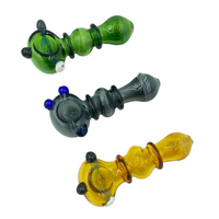 4.5" Heavy Bubble Pipes with 2 Knockers | Assorted Colors