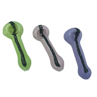 5" Slime Dichro Hand Pipes | Assorted Colors