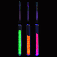 6" Color Frit Anodized Stainless Steel Dab Tool | Assorted Colors | 5pc Set