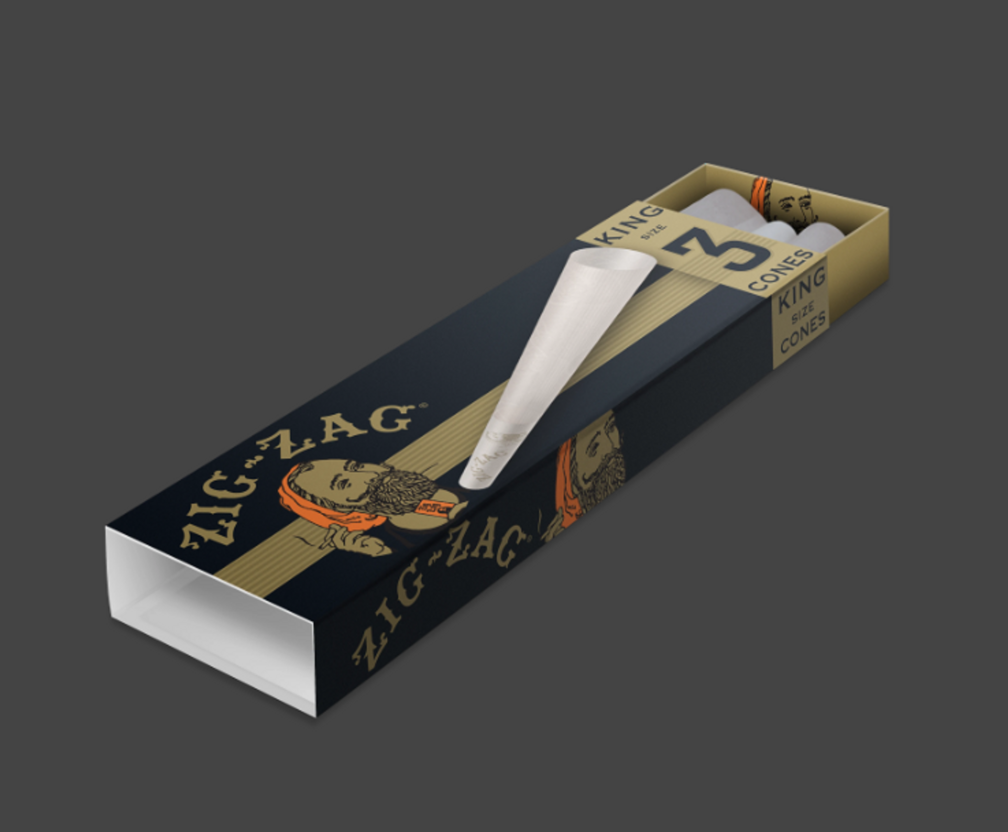 Zig Zag King Sized Pre Rolled Cones 36 Pack Of 3 Cones Zig Zag King Sized Pre Rolled Cones 36 Pack Of 3 Cones
