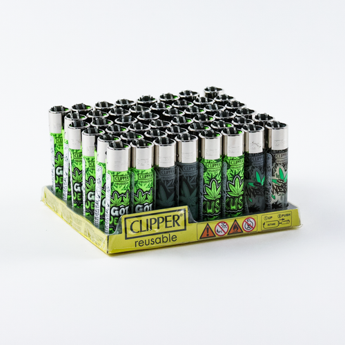 CLIPPER - Classic Large Lighter, 48 pk, Retail Display, Assorted Colors and Styles CLIPPER - Classic Large Lighter, 48 pk, Retail Display, Assorted Colors and Styles