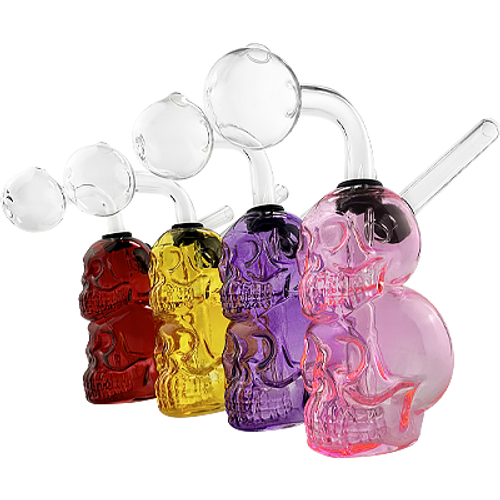 Honbay 5PCS Silicone Skull Shape Wax Containers Non-Stick Silicone Oil  Storage Jar Mini Container for Multi Use (3ml)