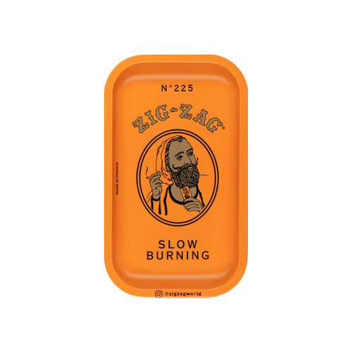 Zig-Zag - Small Orange Rolling Tray, 10.75" x 6.5" Zig-Zag - Small Orange Rolling Tray, 10.75" x 6.5"