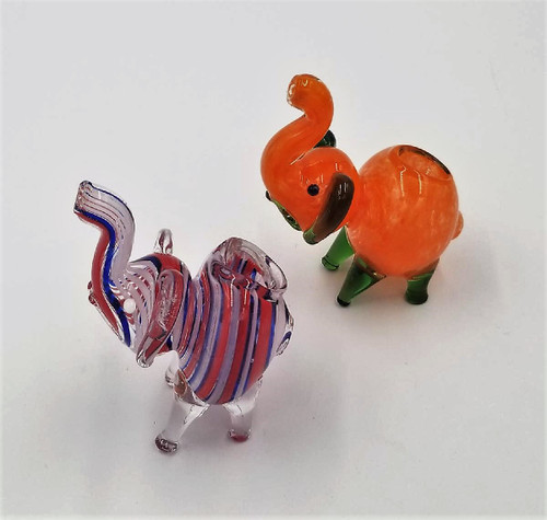Animal Pipe Glass Elephant Pipe Small
