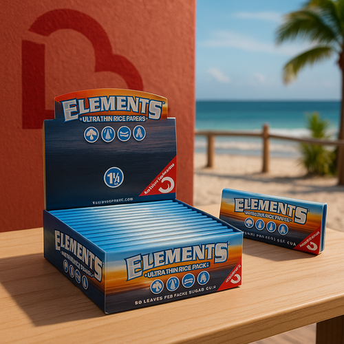 Elements - 25pk Rice Papers 1 1/4 Size, Retail Display (Generated with AI which can make mistakes)
