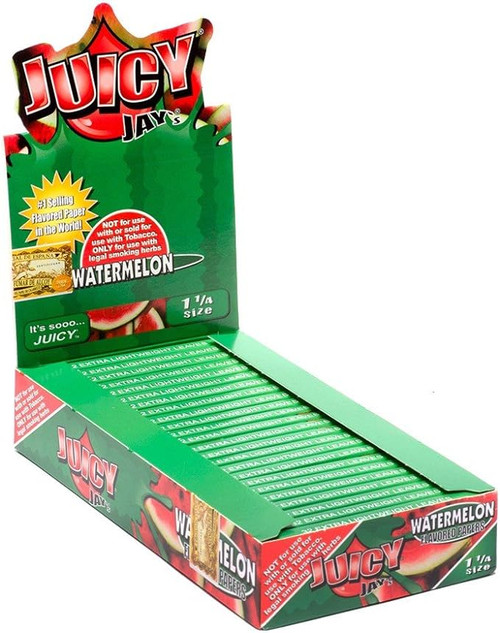 Juicy Jays - 1 1/4, Watermelon, 24 Booklets