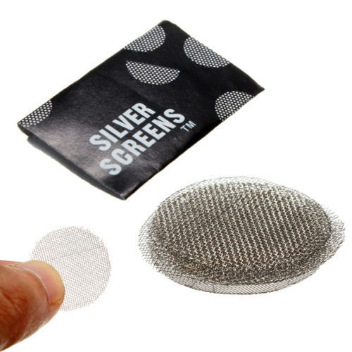 LuvBuds - Stainless Steel Pipe Screens, 100 Pk of 5 Screens, Retail Packaging