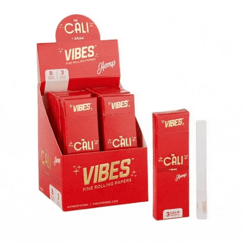 VIBES - 8pk Hemp Cones, The Cali, 1 Gram, 3ct