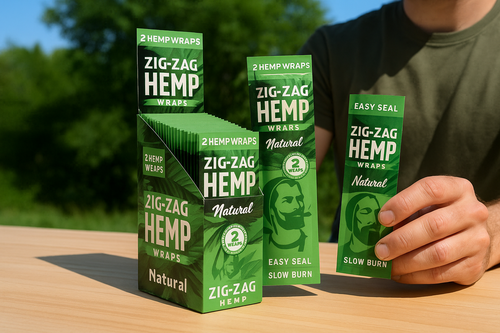 Zig-Zag - 25pk Hemp Wraps, Natural, 2ct (AI Generated)