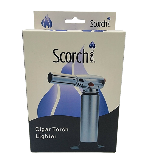 Scorch Torch - 7" Single Mega Table Torch with Flame Lock, Assorted Colors May Vary