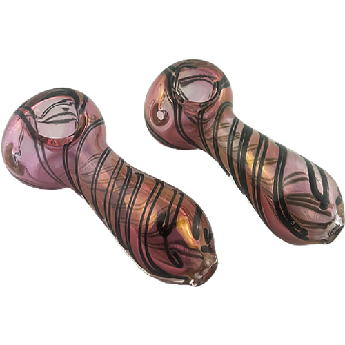 LuvBuds - 3.5" Fumed Swirl Pipes, Assorted Colors May Vary LuvBuds - 3.5" Fumed Swirl Pipes, Assorted Colors May Vary