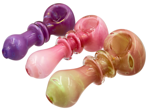 LuvBuds - 4" Fumed Slime Maria Bubble Trap Spoon, Assorted Colors May Vary