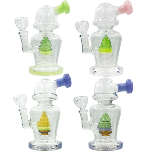 8 Painted Percolator Water Pipe, LuvBuds