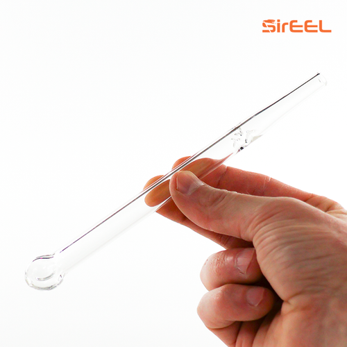 SirEEL - 7" Flat Mouth 3-Pinch Dab Straw