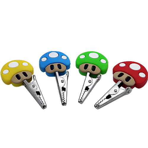 LuvBuds - Mushroom 1up Roach Clip, Assorted Colors May Vary LuvBuds - Mushroom 1up Roach Clip, Assorted Colors May Vary