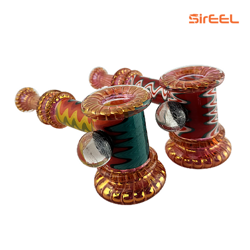 SirEEL - 6" Fumed Wig Wag Marbles Hammer Bubbler, Assorted Colors May Vary SirEEL - 6" Fumed Wig Wag Marbles Hammer Bubbler, Assorted Colors May Vary