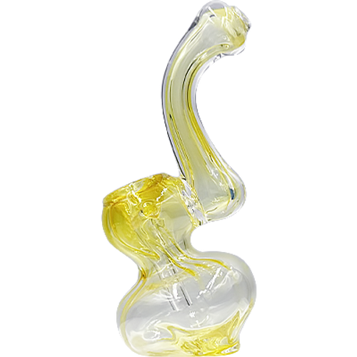 LuvBuds - 4" Fumed Sherlock Mini Bubbler, Assorted Colors May Vary