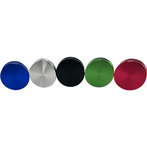 LuvBuds - 52mm 2-Piece Aluminum Grinder, Assorted Colors May Vary LuvBuds - 52mm 2-Piece Aluminum Grinder, Assorted Colors May Vary