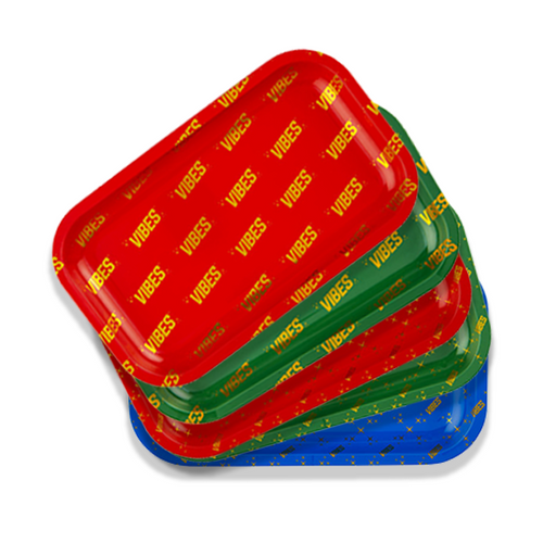 VIBES - Rolling Tray, 7" x 5.5", Assorted Styles May Vary VIBES - Rolling Tray, 7" x 5.5", Assorted Styles May Vary