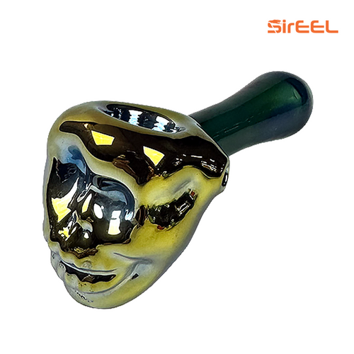 SirEEL - 5.5" Fume'n'Skull Hand Pipe, Assorted Colors May Vary