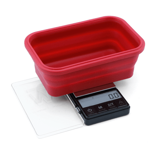 Truweigh Mini Crimson Collapsible Bowl Scale - 100g x 0.01g