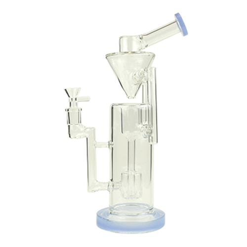 13" SirEEL Cone Drip Gravity Recycler Bong with Bowl | Assorted Colors