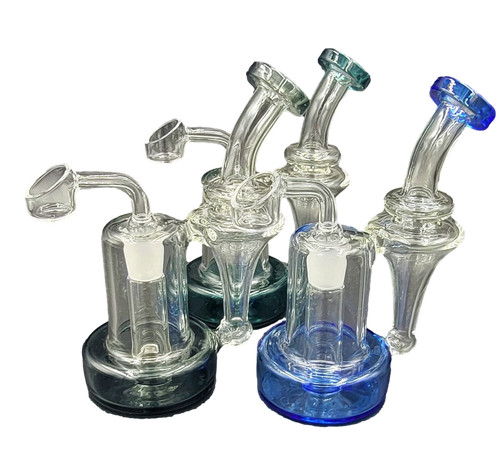 Envy Glass Banger Hanger Dab Rig - Blue Stardust / $ 99.99 at 420