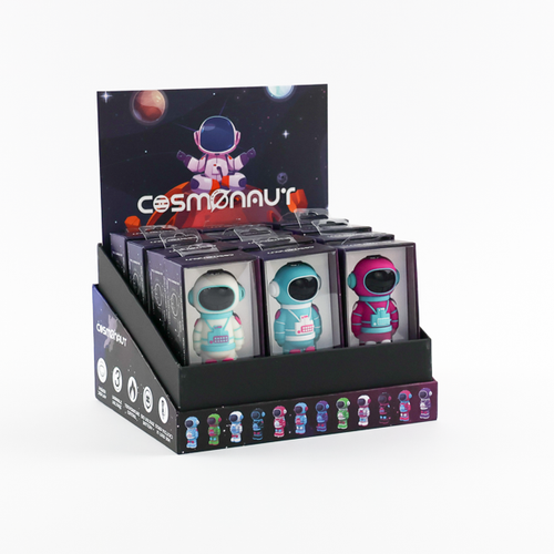Cosmonaut 500mAh Variable Voltage 510 Battery | 12 Unit POP Display | Assorted Colors