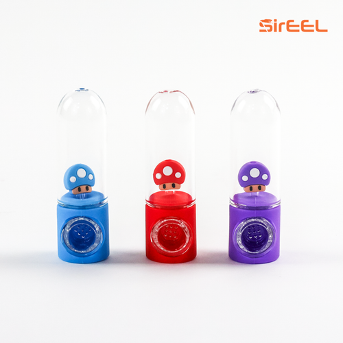 SirEEL - 4.5" 1up Tube Silicone Pipe, Assorted Colors May Vary