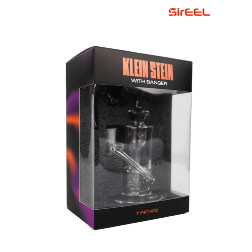 SirEEL - 7" Klein Stein Wrap-Arm Recycler with Banger, Retail Display (Modern Packaging)