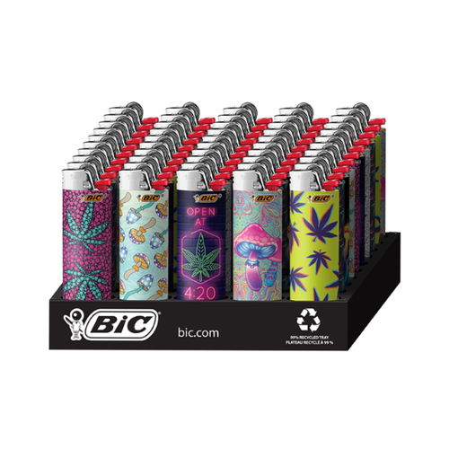 BIC - Maxi Special Edition Counterculture Lighter, 50 Pk, Retail Display