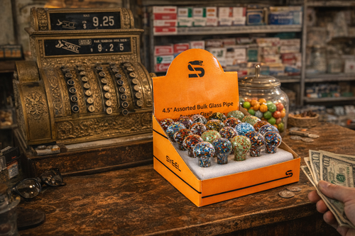 SirEEL - 25pc 4.5" Bulk Pipes, Assorted Colors May Vary, Retail Packaging (Generated with AI which can make mistakes)