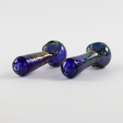 5" Heavy Blue Fumed Hand Pipe | Assorted Colors