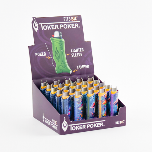 Toker Poker - 25ct, Shroomies Special Edition, BIC version, Assorted Colors May Vary, Retail Display