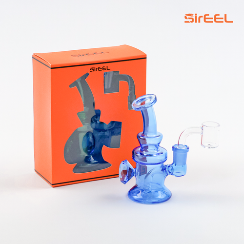 SirEEL - 5" Tiny Treasure UV Dab Rig with Banger, Assorted Colors May Vary, Retail Packaging SirEEL - 5" Tiny Treasure UV Dab Rig with Banger, Assorted Colors May Vary, Retail Packaging