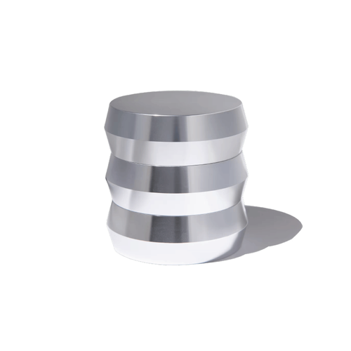 SACKVILLE - 3pc. Gilded Grinder, 75mm, SILVER SACKVILLE - 3pc. Gilded Grinder, 75mm, SILVER