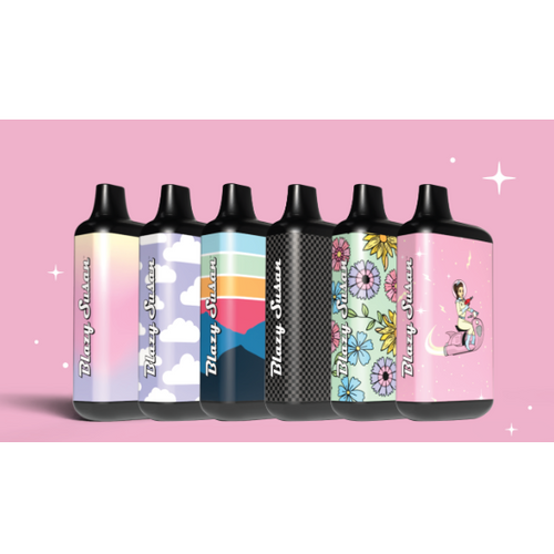 Blazy Susan - 6pk 1000mAh Secret Box Auto Draw Variable Voltage Battery, NEW Assorted Colors 2.0, Retail POP Display