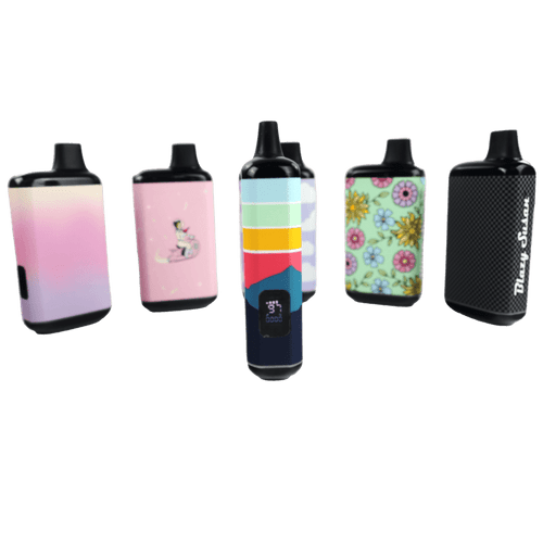 Blazy Susan - 6pk 1000mAh Secret Box Auto Draw Variable Voltage Battery, NEW Assorted Colors 2.0, Retail POP Display