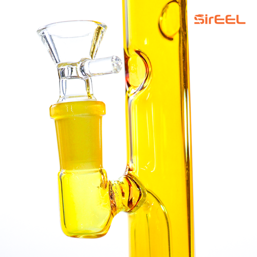 SirEEL - 7" UV Tube Bong with Flower Bowl, Assorted Colors May Vary