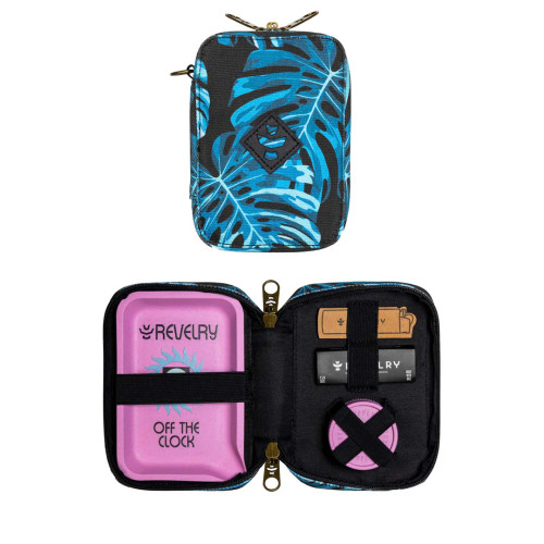 Revelry - The Rolling Kit Traveler Smell Proof Kit, Monstera Revelry - The Rolling Kit Traveler Smell Proof Kit, Monstera