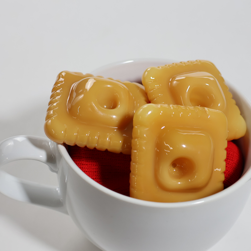 SirEEL - 3" Baked Rav-HIGH-oli Hand Pipe, Golden Dough