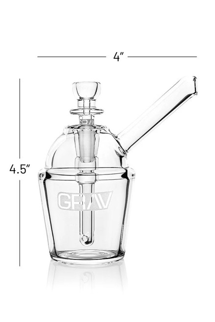 GRAV - Slush Cup Pocket Bubbler, Clear GRAV - Slush Cup Pocket Bubbler, Clear