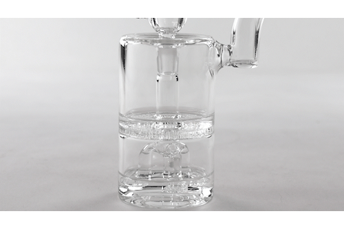 SirEEL - 8" Chuggular Bong with Triple Whitewater Perc and Flower Bowl, Clear As Day SirEEL - 8" Chuggular Bong with Triple Whitewater Perc and Flower Bowl, Clear As Day